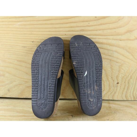 Mephisto Womens Sandals 38 Hambre Jewel Buckle Slides Slip On Shoes - Picture 7 of 7